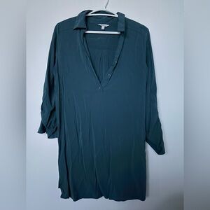 Reitmans teal 3/4 sleeve tunic - size M